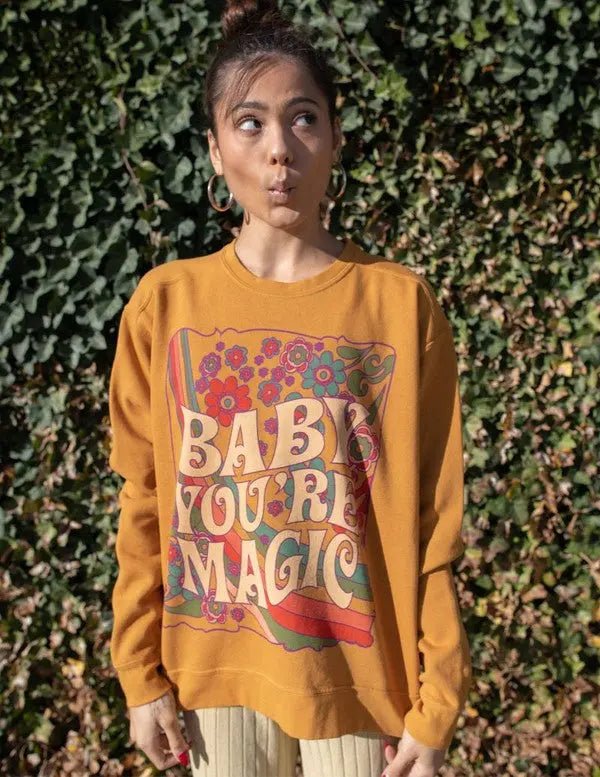 BABY YOU ARE MAGIC GRAPHIC SWEATER - MeadeuxBABY YOU ARE MAGIC GRAPHIC SWEATERSweaterMeadeux