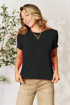 BASIC TEE CASUAL BLOUSE CREW NECK T-SHIRT - MeadeuxBASIC TEE CASUAL BLOUSE CREW NECK T-SHIRTTopsMeadeux