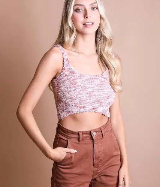 BOUCLE SOFT CROPPED BRAMI TOP - MeadeuxBOUCLE SOFT CROPPED BRAMI TOPBramiMeadeux