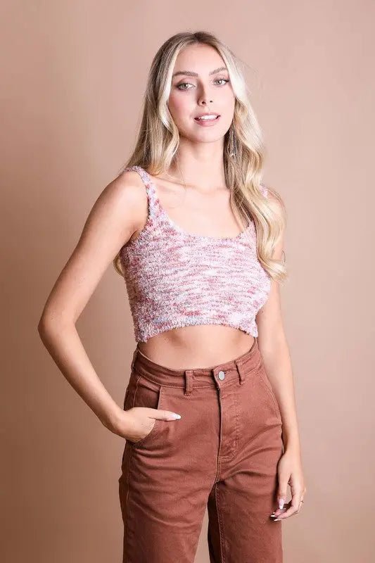 BOUCLE SOFT CROPPED BRAMI TOP - MeadeuxBOUCLE SOFT CROPPED BRAMI TOPBramiMeadeux