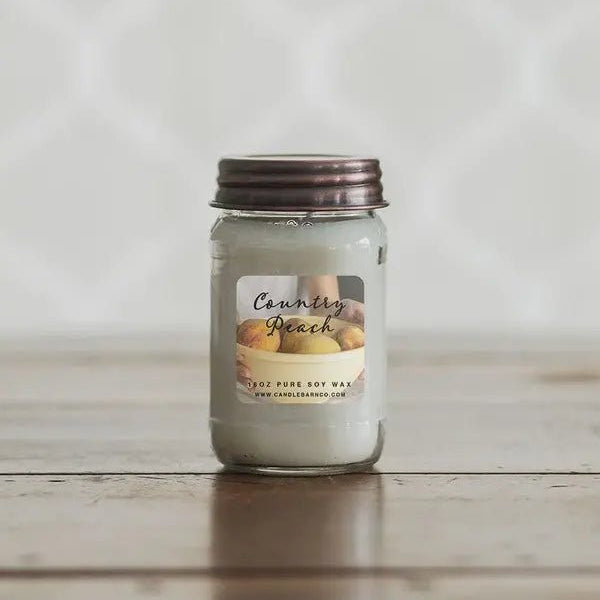 COUNTRY PEACH 16 OZ SOY CANDLES - MeadeuxCOUNTRY PEACH 16 OZ SOY CANDLESCandlesMeadeux