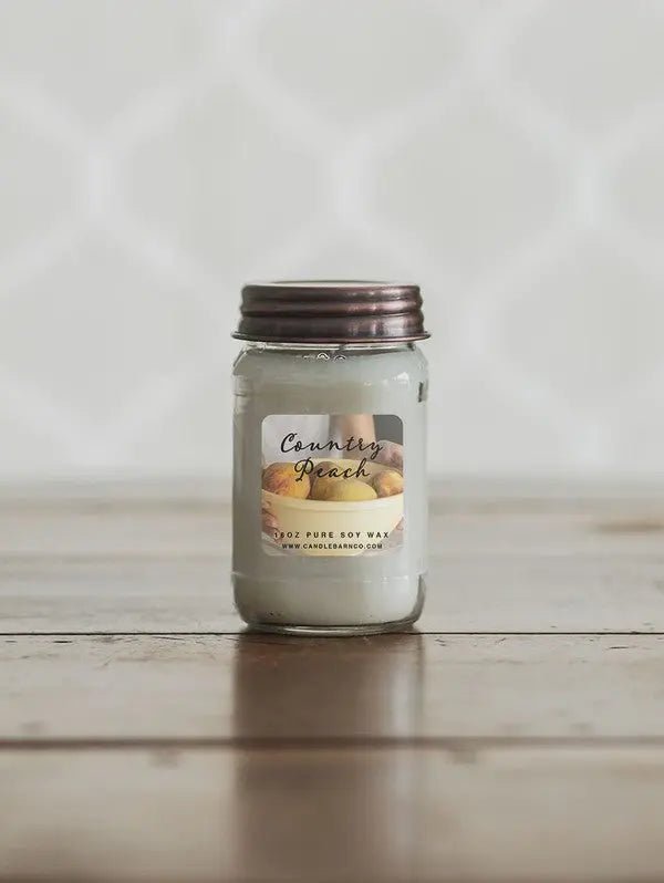 COUNTRY PEACH 16 OZ SOY CANDLES - MeadeuxCOUNTRY PEACH 16 OZ SOY CANDLESCandlesMeadeux