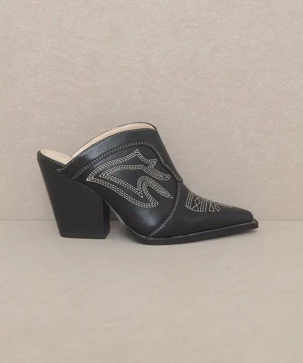 RODEO COWBOY-INSPIRED MULE - MeadeuxRODEO COWBOY-INSPIRED MULEShoesMeadeux