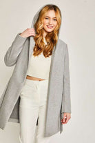 JQ Fleece Belted Hoodie Coat Meadeux