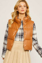 PU Padded Vest Meadeux