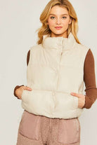 PU Padded Vest Meadeux