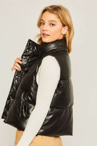 PU Padded Vest Meadeux