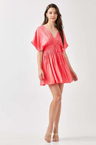 Smocked Waist with Tassel Strap Dress Meadeux