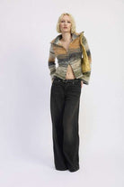 TURTLE NECK ZIP UP Meadeux