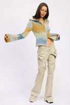 TURTLE NECK ZIP UP Meadeux