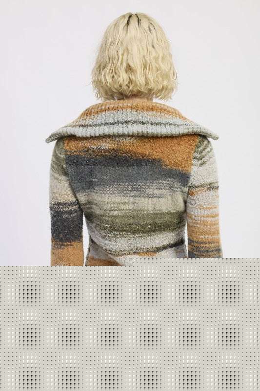 TURTLE NECK ZIP UP Meadeux