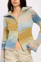 TURTLE NECK ZIP UP Meadeux