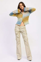 TURTLE NECK ZIP UP Meadeux