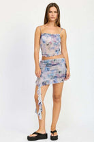 RUFFLE BOW CAMI TOP Meadeux