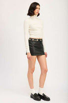 GROMMET MICRO MINI SKIRT Meadeux