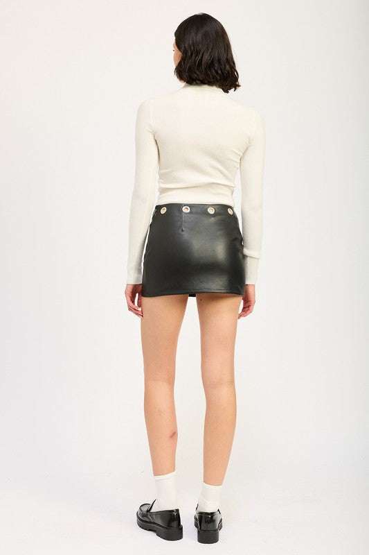 GROMMET MICRO MINI SKIRT Meadeux
