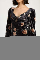 LACE UP FLORA DRESS WITH OPEN BACK Meadeux