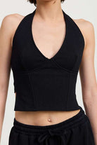 FRENCH TERRY HALTER TOP Meadeux