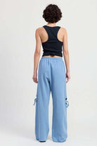 FRENCH TERRY PANTS WITH CUTOUT DETAIL Meadeux