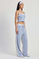 HALTER NECK CROPPED TOP Meadeux