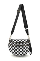 Frankie Oversize Double Zip Print Crescent Sling Meadeux