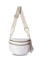 Frankie Oversize Double Zip Print Crescent Sling Meadeux