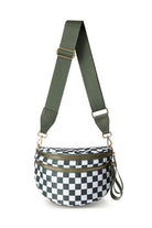 Frankie Oversize Double Zip Print Crescent Sling Meadeux