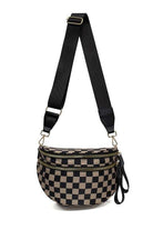 Frankie Oversize Double Zip Print Crescent Sling Meadeux