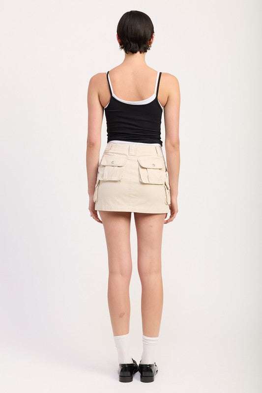 CARGO MINI SKIRT Meadeux