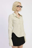 BUTTON DOWN STRIPED SHIRT Meadeux
