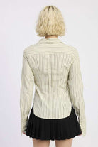 BUTTON DOWN STRIPED SHIRT Meadeux