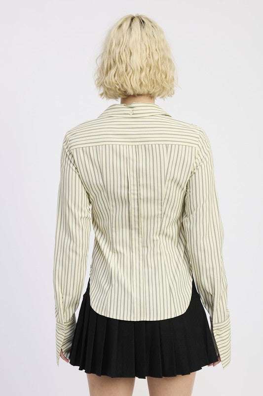 BUTTON DOWN STRIPED SHIRT Meadeux