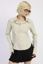 BUTTON DOWN STRIPED SHIRT Meadeux