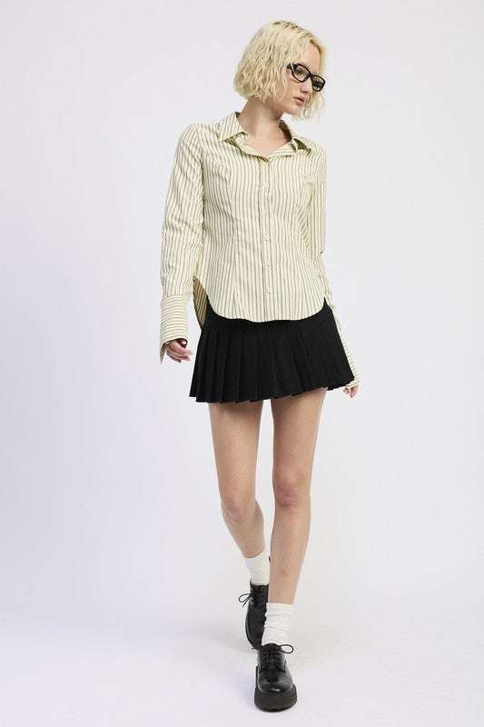 BUTTON DOWN STRIPED SHIRT Meadeux