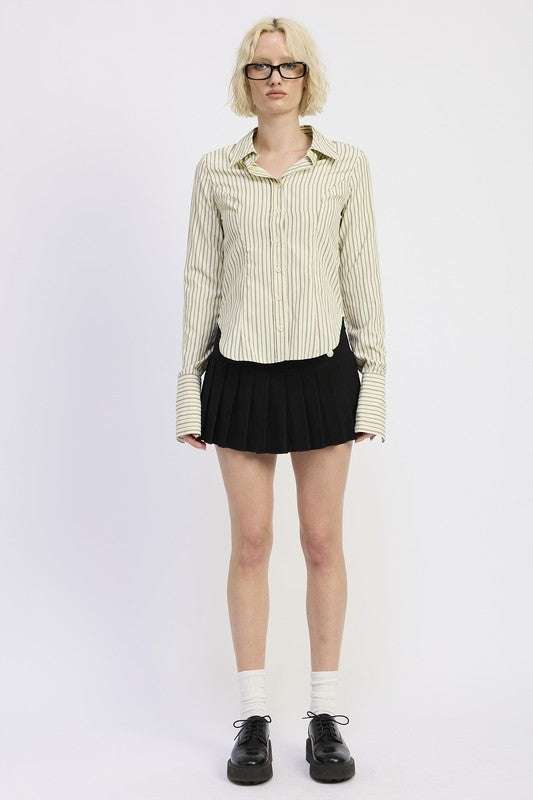 BUTTON DOWN STRIPED SHIRT Meadeux