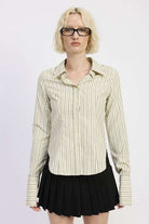 BUTTON DOWN STRIPED SHIRT Meadeux