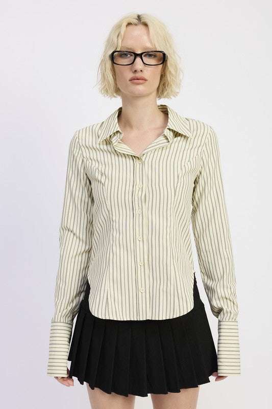 BUTTON DOWN STRIPED SHIRT Meadeux