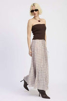 LACE UP TUBE SWEATER TOP Meadeux