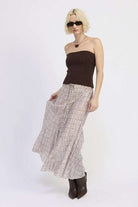 LACE UP TUBE SWEATER TOP Meadeux