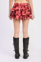 LOW WAISTED MIN RUFFLE SKIRT Meadeux