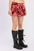 LOW WAISTED MIN RUFFLE SKIRT Meadeux