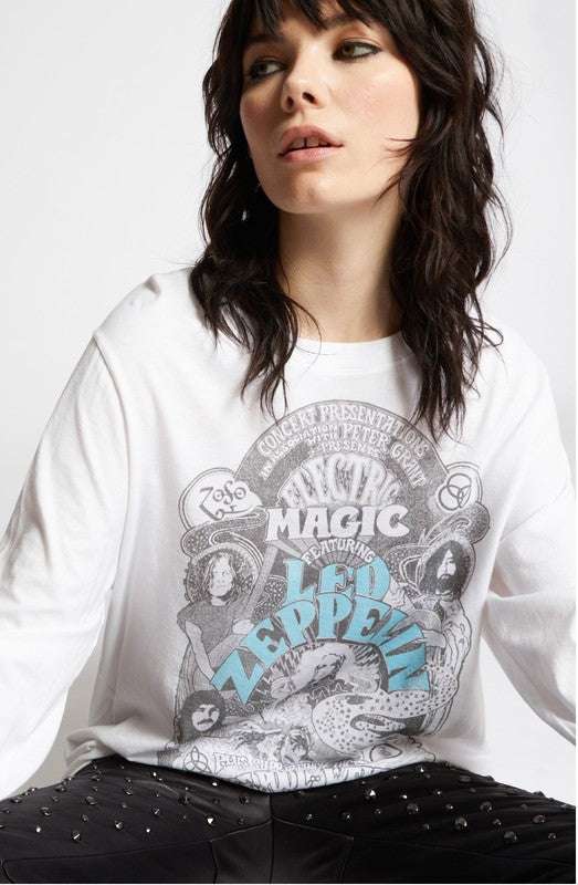 Led Zeppelin Electric Magic Long Sleeve Tee Meadeux