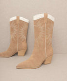 OASIS SOCIETY Halle - Paneled Cowboy Boots Meadeux