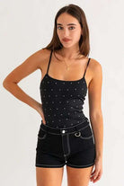 POLKA DOT SLEEVELESS BODYSUIT Bodysuit Meadeux