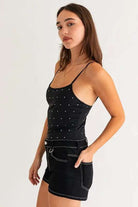 POLKA DOT SLEEVELESS BODYSUIT Bodysuit Meadeux