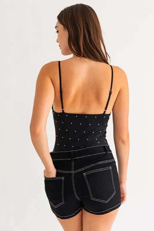 POLKA DOT SLEEVELESS BODYSUIT Bodysuit Meadeux