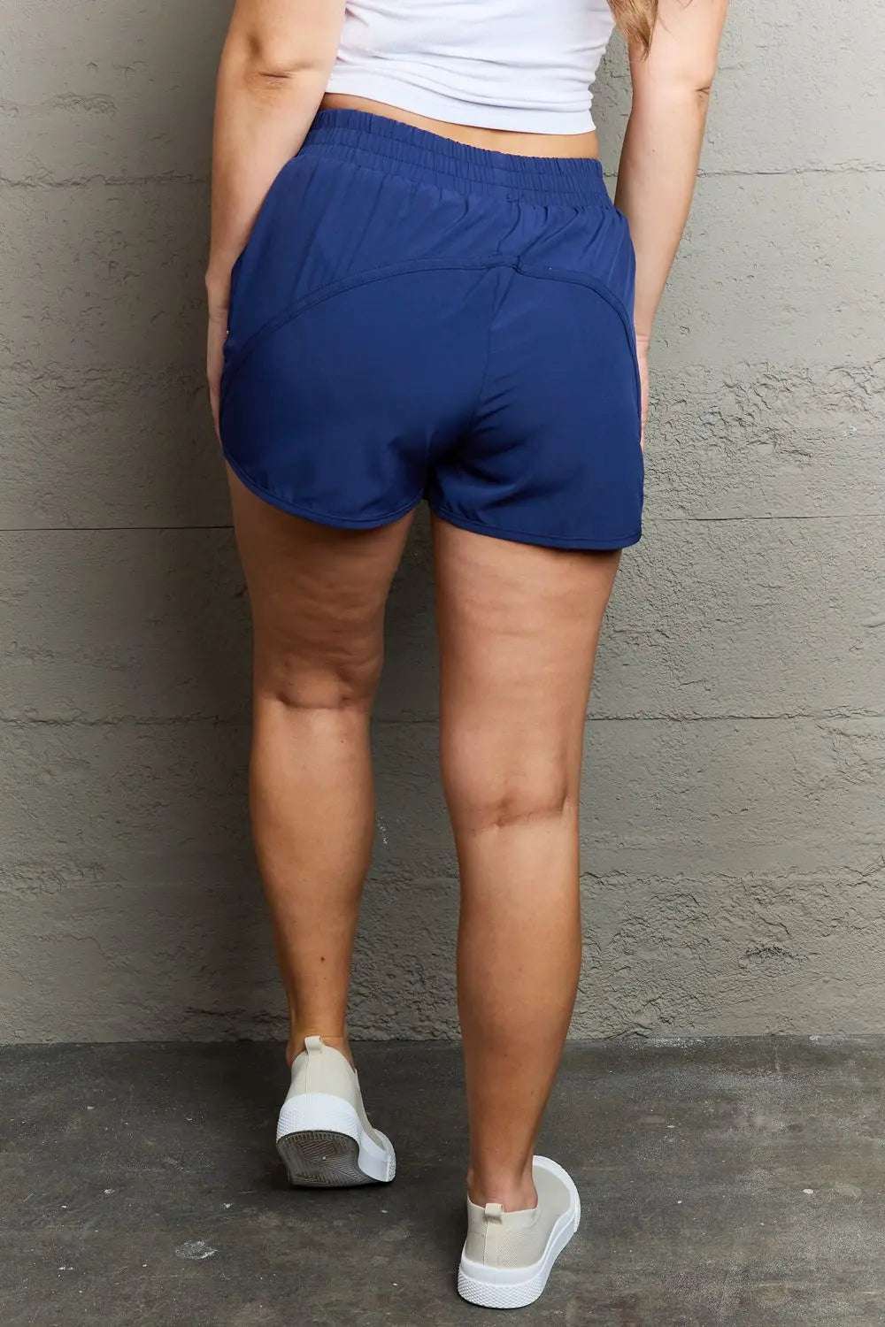 Zipper Pocket Detail Active Shorts Shorts Meadeux
