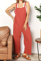 CASUAL WIDE LEG FRONT POCKET OVERALLS - MeadeuxCASUAL WIDE LEG FRONT POCKET OVERALLSJumpsuitMeadeux