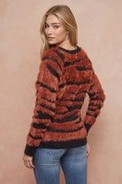 FUZZY ZEBRA SWEATER - MeadeuxFUZZY ZEBRA SWEATERSweaterMeadeux