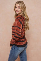 FUZZY ZEBRA SWEATER - MeadeuxFUZZY ZEBRA SWEATERSweaterMeadeux